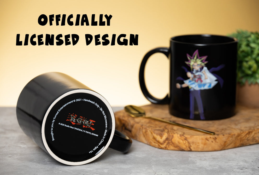 YU-GI-OH Yugi and Dark Magician 15 oz. Heat Change Ceramic Coffee Mug