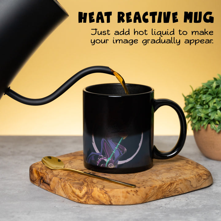 YU-GI-OH Yugi and Dark Magician 15 oz. Heat Change Ceramic Coffee Mug