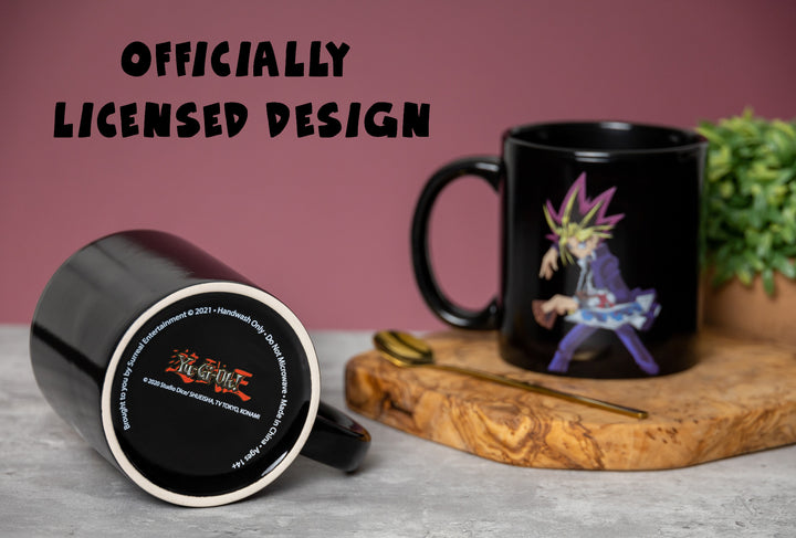 YU-GI-OH Yugi and Dark Magician Girl 15 oz. Heat Change Ceramic Coffee Mug