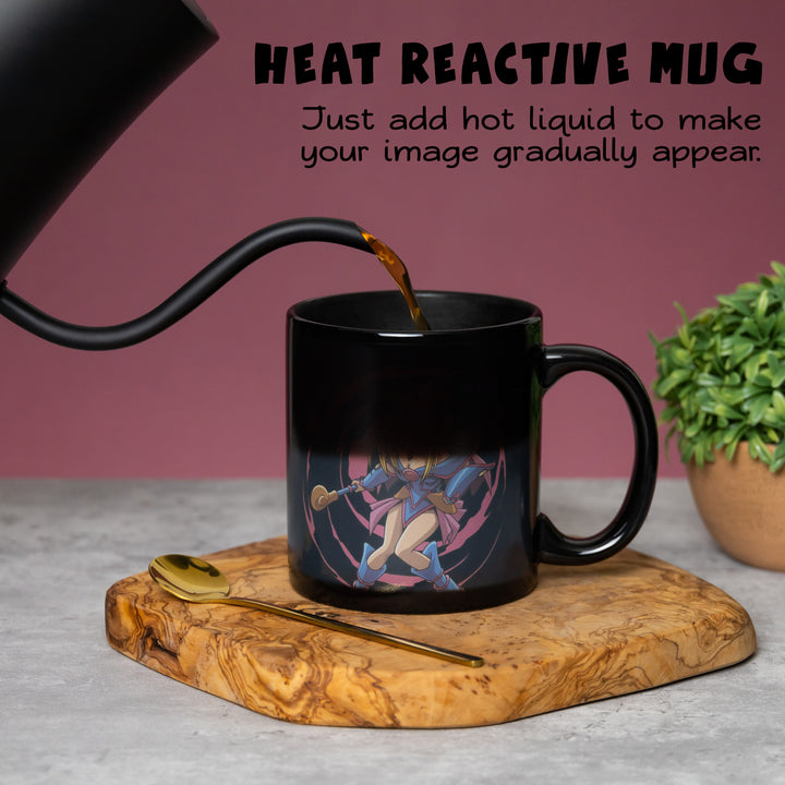 YU-GI-OH Yugi and Dark Magician Girl 15 oz. Heat Change Ceramic Coffee Mug