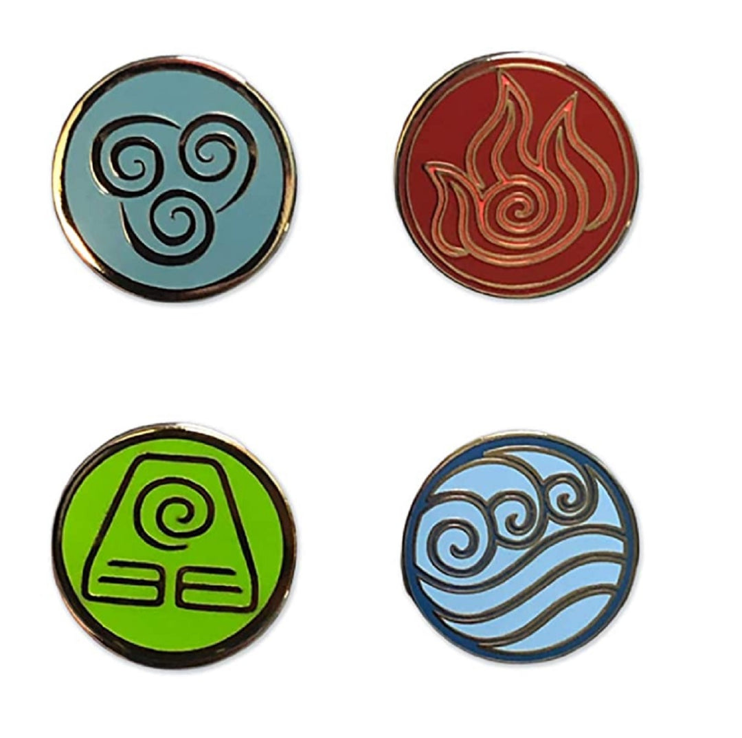 Avatar The Last Airbender The Four Bending Arts Enamel Pin Set