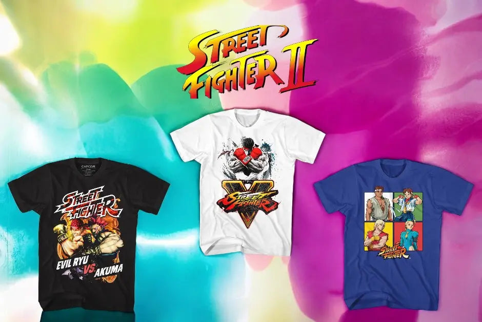 12 Street Fighter T-Shirts That Capture Iconic Moments and Characters