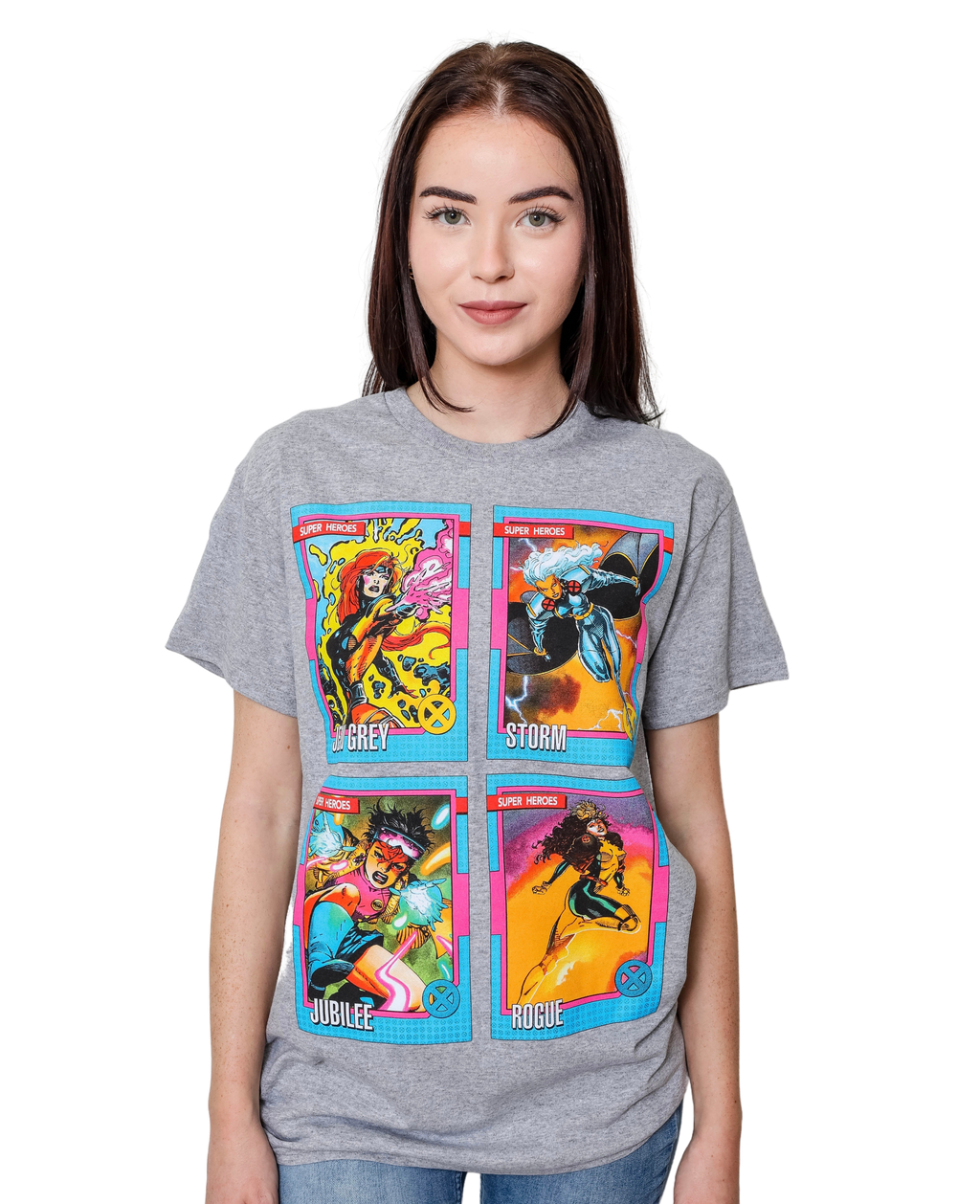 X-Men X-Ladies 90's Trading Card by Jim Lee Marvel Comics Adult T-Shirt