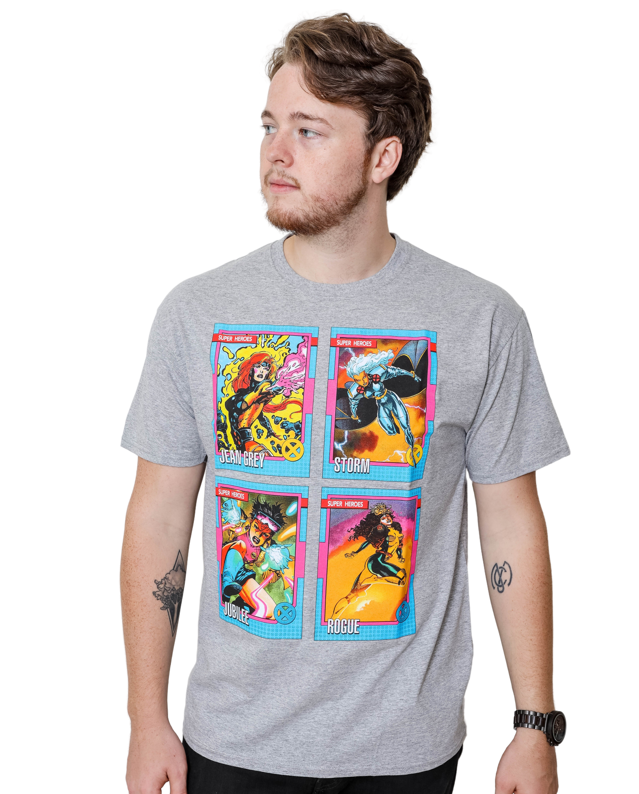 X-Men X-Ladies 90's Trading Card by Jim Lee Marvel Comics Adult T-Shirt