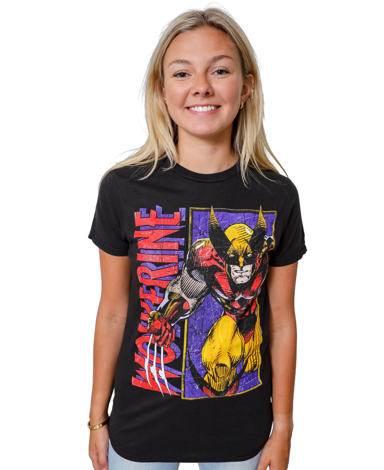 Wolverine Panel X-Men Marvel Comics Adult T-Shirt