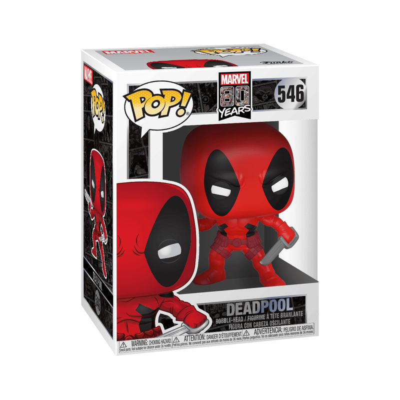 Funko Pop! Marvel: 80th Anniversary - Deadpool First Appearance #546
