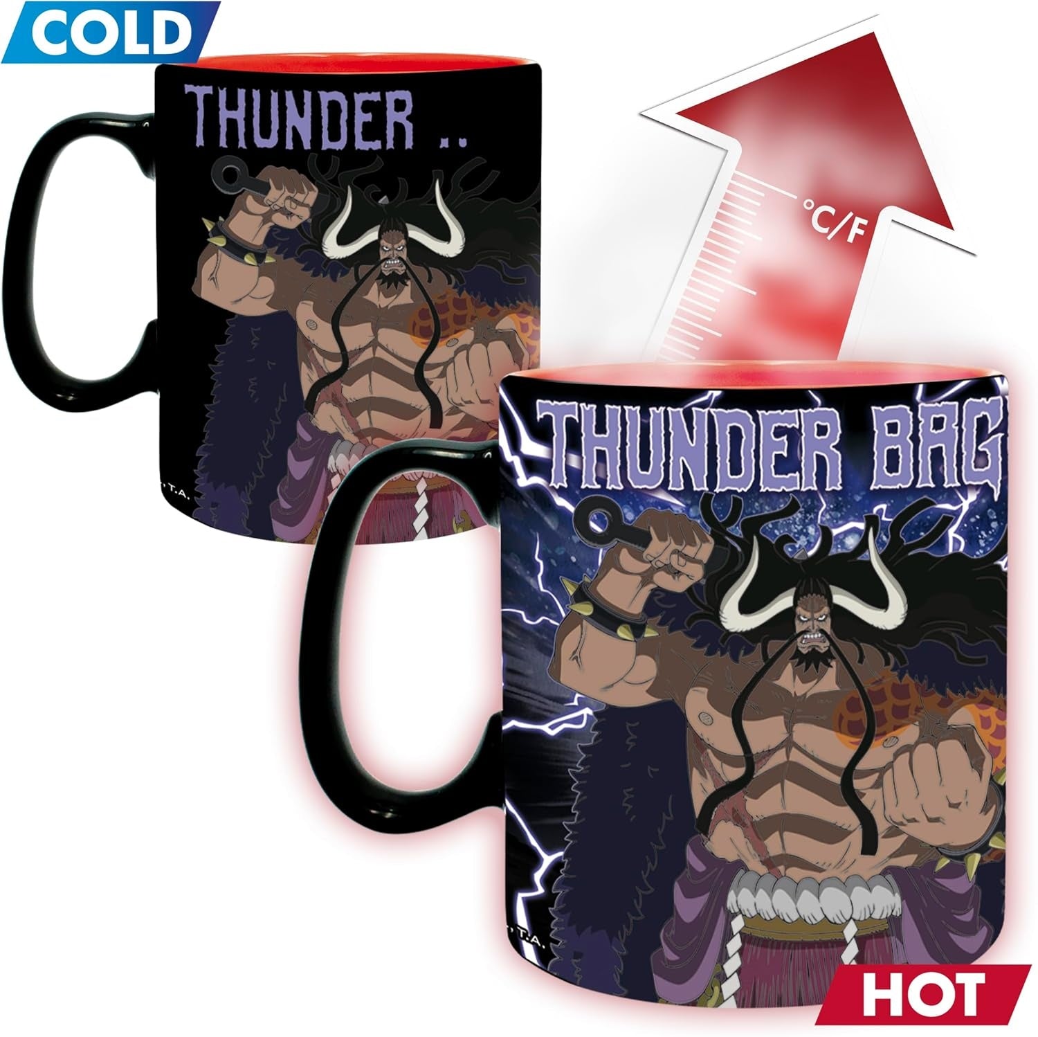ABYstyle - One Piece - Luffy vs. Kaidou - 16 oz Heat Change Mug