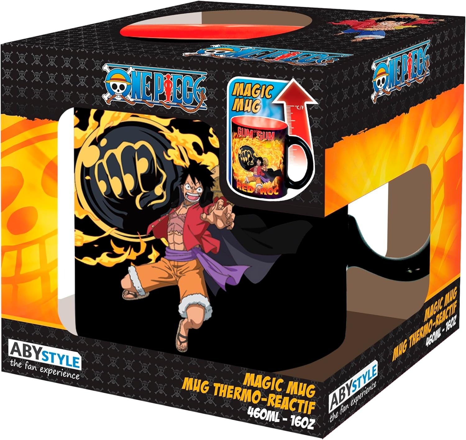 ABYstyle - One Piece - Luffy vs. Kaidou - 16 oz Heat Change Mug