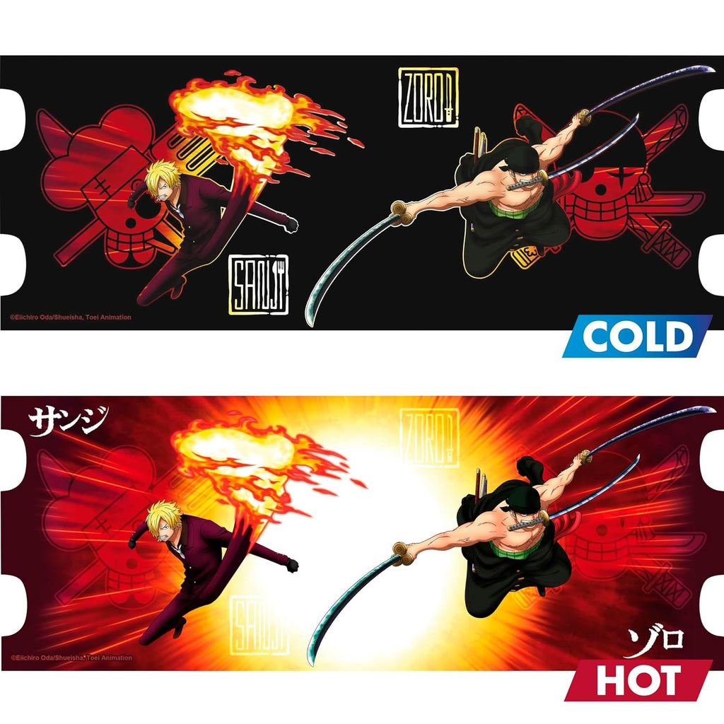 ABYstyle - One Piece - Zoro & Sanji - 16 oz Heat Change Mug