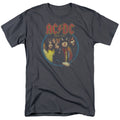 ACDC - Highway To Hell - Adult Unisex Short Sleeve T-Shirt - Gray