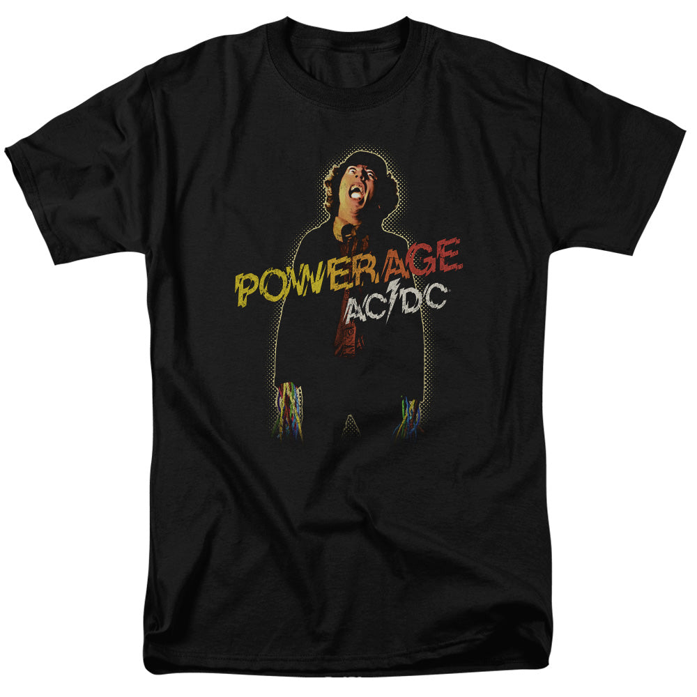ACDC - Powerage - Adult Unisex Short Sleeve T-Shirt - Black