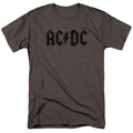 ACDC - Worn Logo - Adult Unisex Short Sleeve T-Shirt - Gray