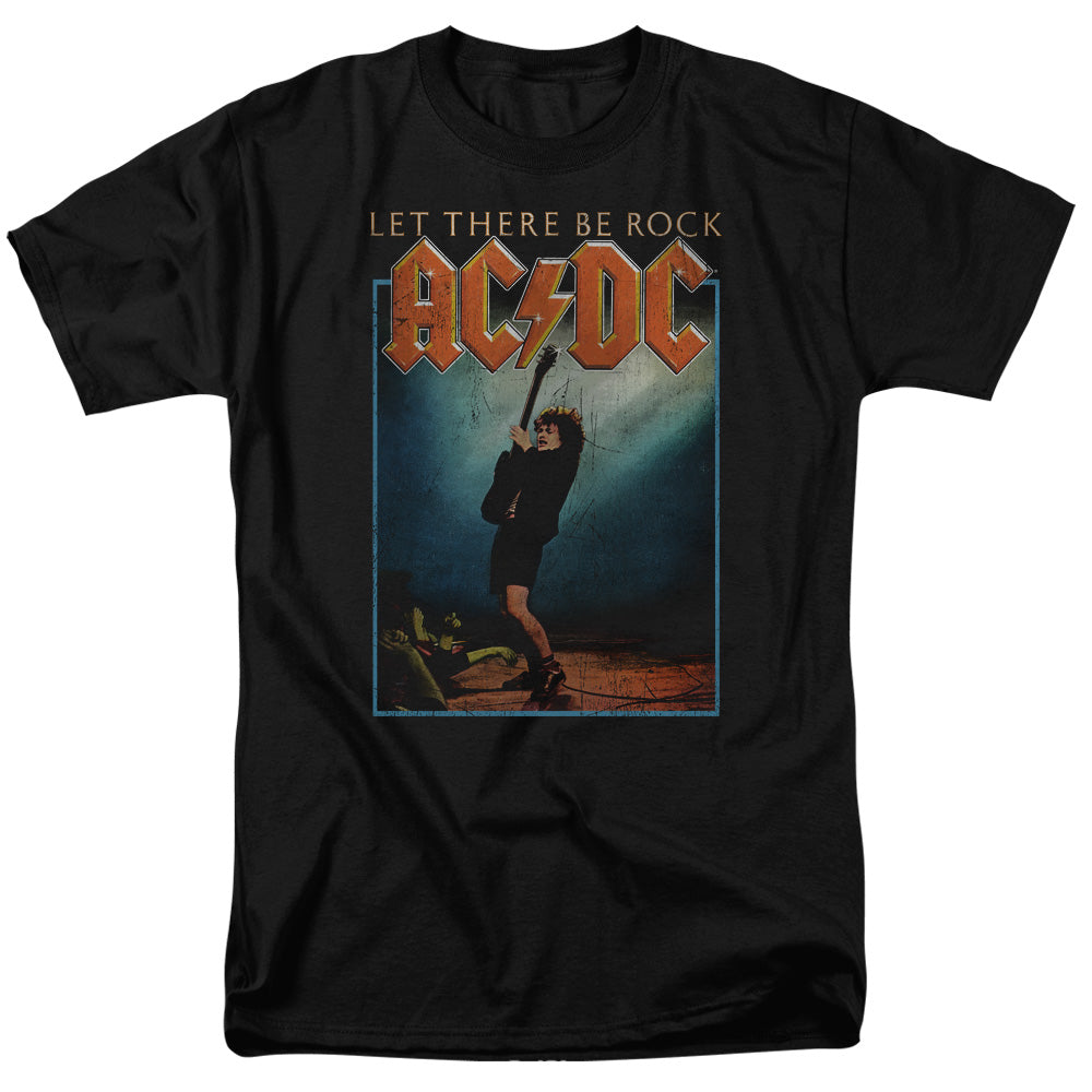 ACDC - Let There Be Rock - Adult Unisex Short Sleeve T-Shirt - Black