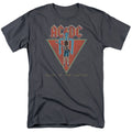 ACDC - Flick Of The Switch - Adult Unisex Short Sleeve T-Shirt - Gray
