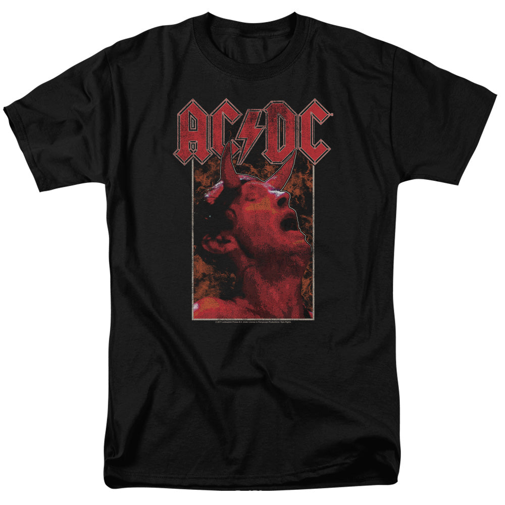 ACDC - Horns - Adult Unisex Short Sleeve T-Shirt - Black