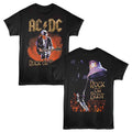 ACDC - Rock Or Bust - American Classics - Black Solid Adult Short Sleeve T-Shirt