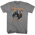 Aerosmith - 1977 Tour - American Classics - Heather Gray Adult Short Sleeve T-Shirt