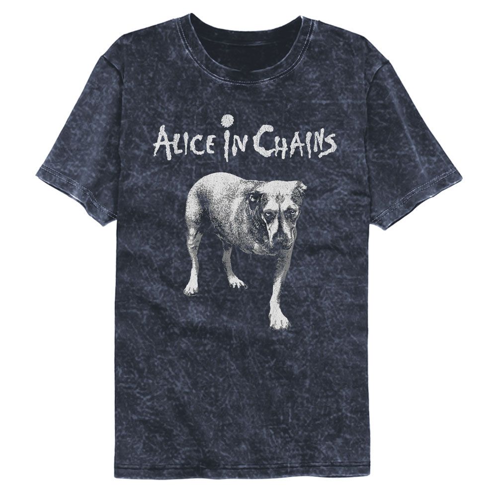 Alice In Chains Tripod Officially Licensed Adult Short Sleeve Mineral Wash T-Shirt