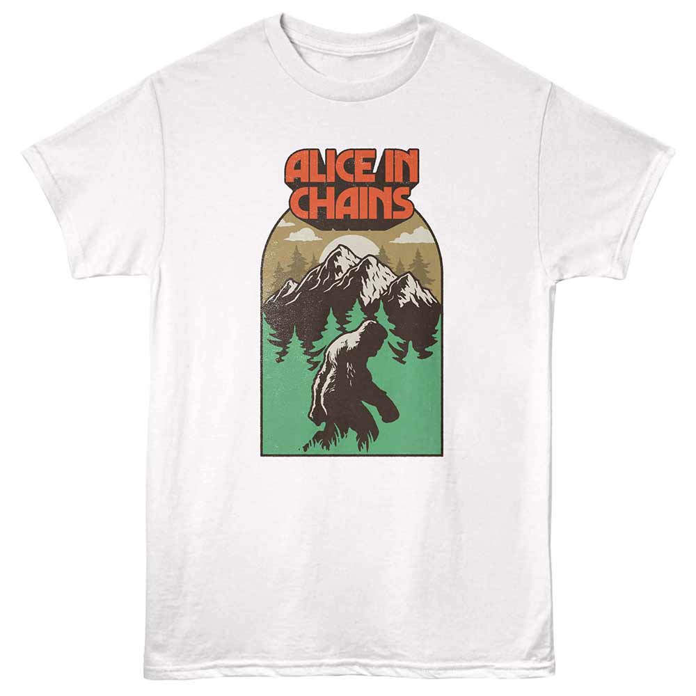 Alice In Chains - Big Foot - Adult Unisex Short Sleeve T-Shirt - White