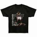 Muhammad Ali - Heavyweight Champion - Bronx Oversized Short Sleeve T-Shirt - Front Print - Black