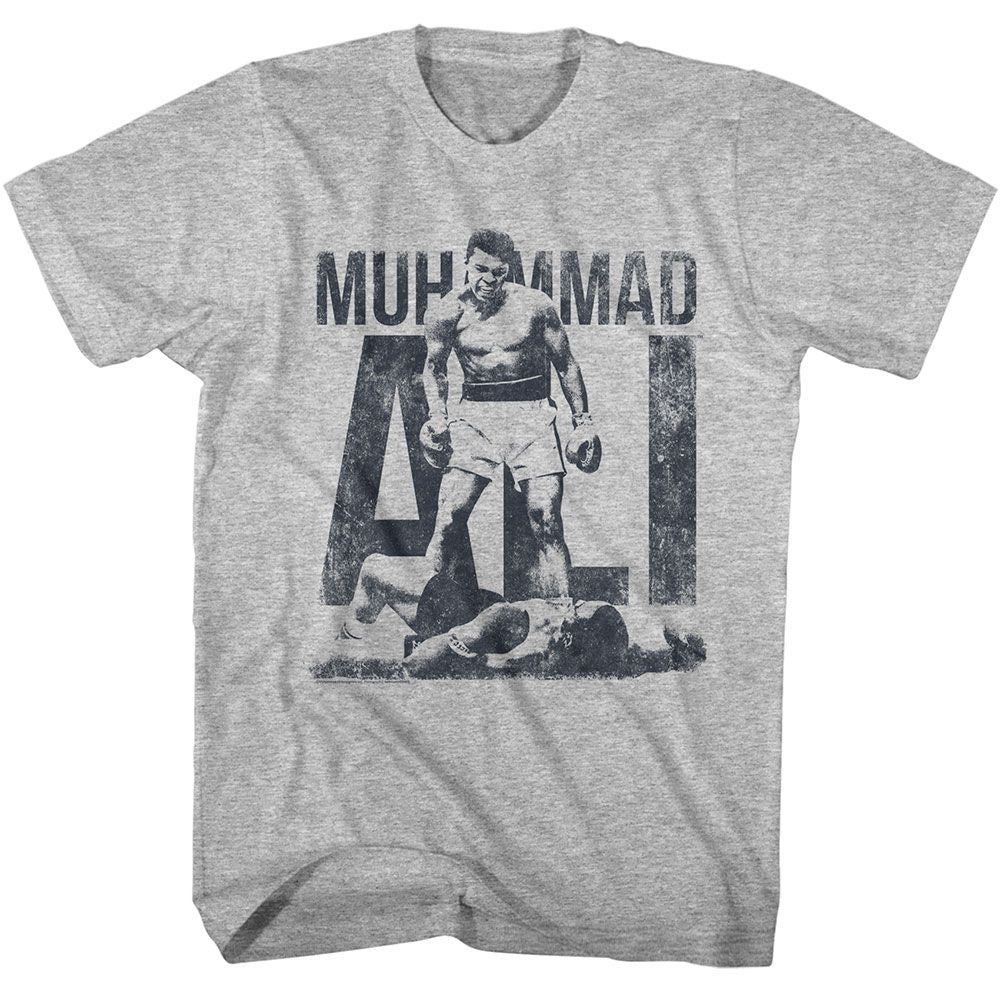 Muhammad Ali - Blue Distress - American Classics Adult Short Sleeve T-Shirt