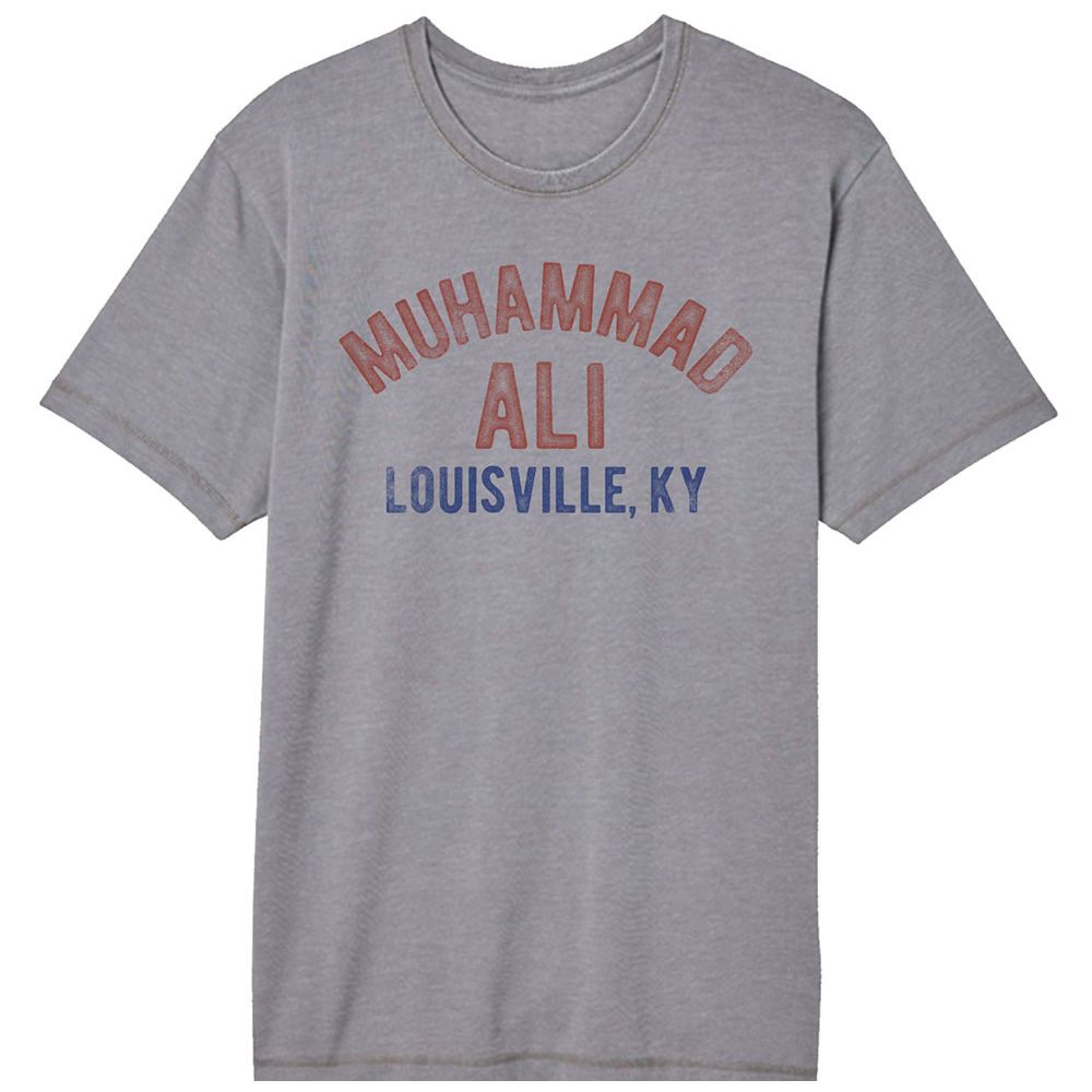 Muhammad Ali Louisville Officially Licensed Adult Short Sleeve Vintage Wash T-Shirt