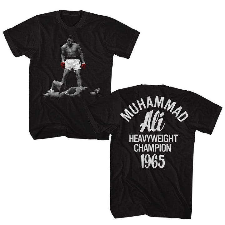 Muhammad Ali Vs Liston 1965 Champ American Classics Adult Short Sleeve T-Shirt