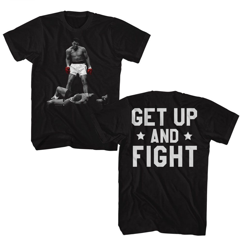 Muhammad Ali - Vs Liston Get Up - American Classics - Adult Short Sleeve T-Shirt