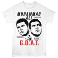 Muhammad Ali - Quotes - White - Front Print Solid Adult Unisex Short Sleeve T-Shirt
