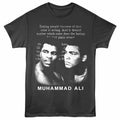 Muhammad Ali - Quotes - Front Print Adult Short Sleeve Solid T-Shirt - Smoke