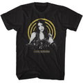 Alanis Morissette - Yellow Spiral - American Classics - Solid Black Adult Short Sleeve T-Shirt