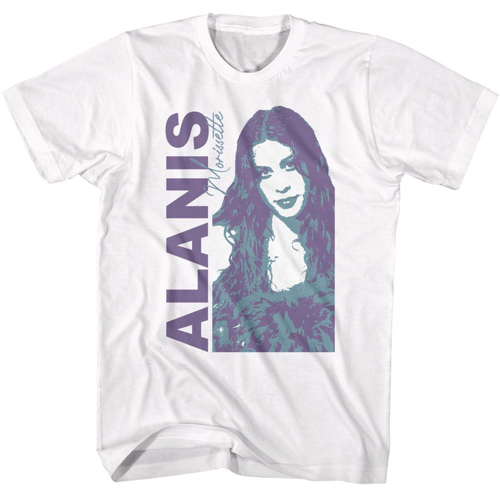 Alanis Morissette - Duotone - American Classics Adult Short Sleeve T-Shirt