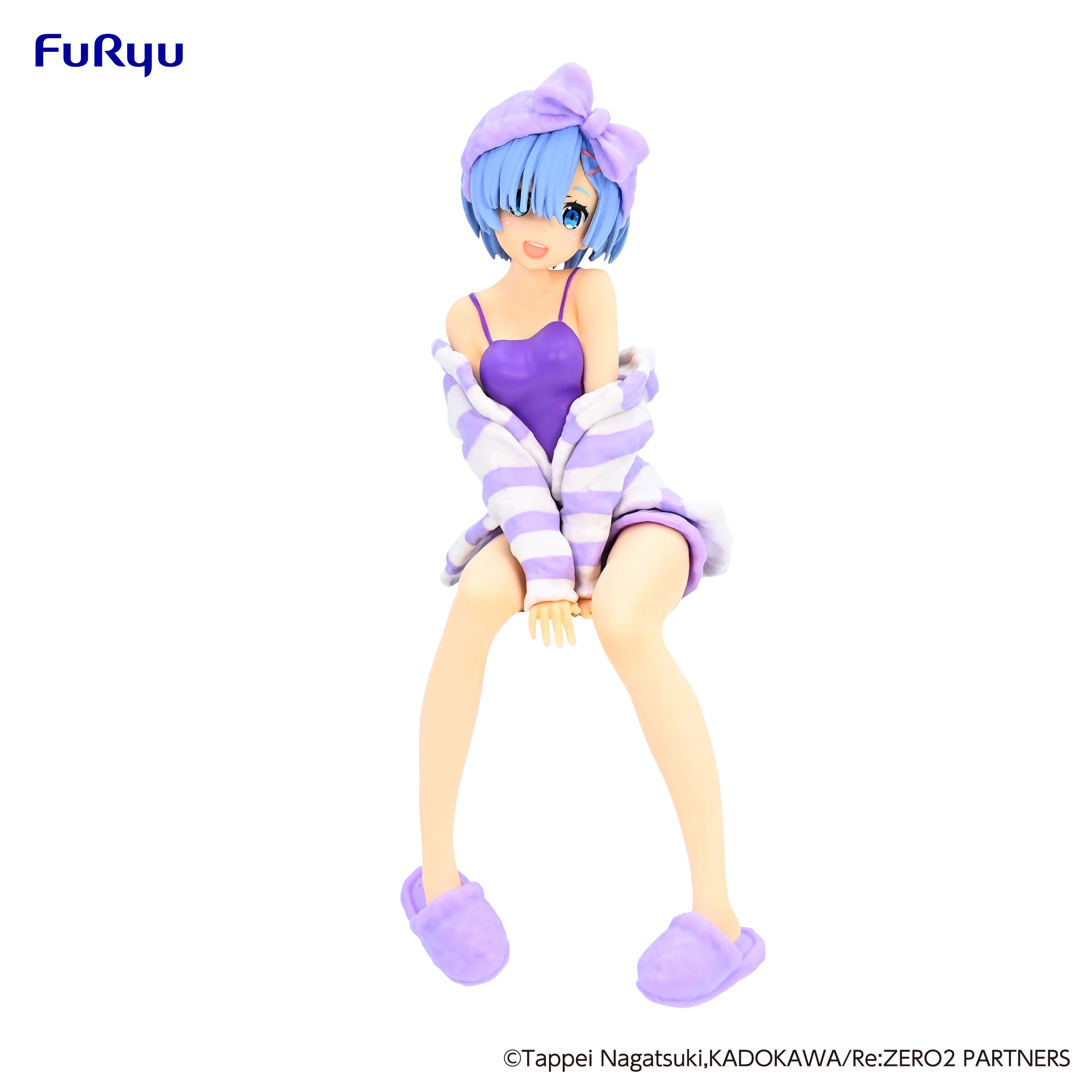 FuRyu Re:Zero Rem Room Wear Purple Color Version Noodle Stopper Figure