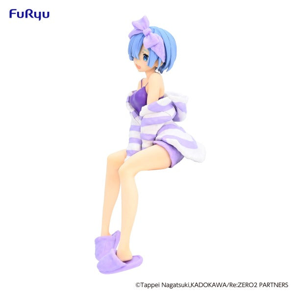 FuRyu Re:Zero Rem Room Wear Purple Color Version Noodle Stopper Figure