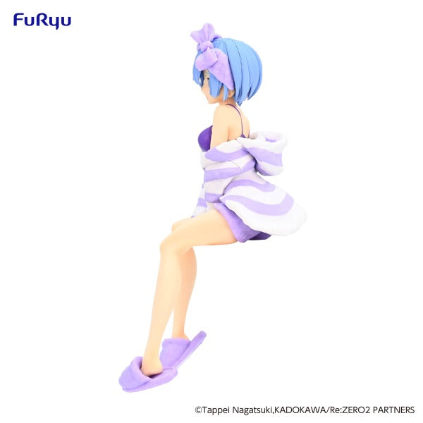 FuRyu Re:Zero Rem Room Wear Purple Color Version Noodle Stopper Figure