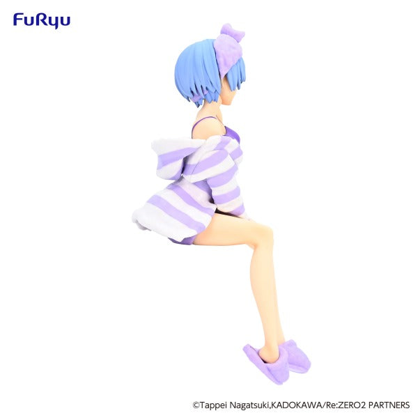 FuRyu Re:Zero Rem Room Wear Purple Color Version Noodle Stopper Figure