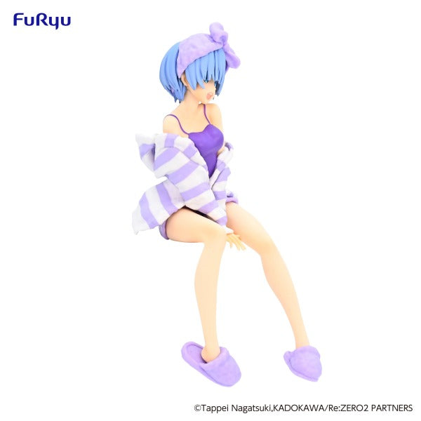 FuRyu Re:Zero Rem Room Wear Purple Color Version Noodle Stopper Figure