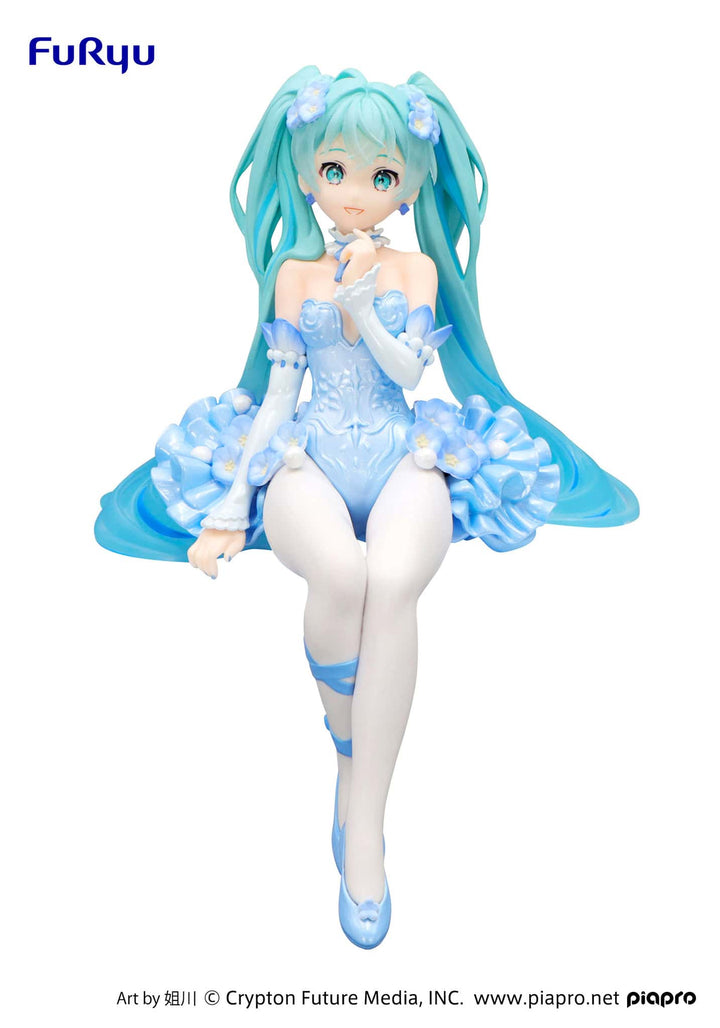 FuRyu - Hatsune Miku Flower Fairy Nemophila Pail Blue Color Version Noodle Stopper Figure