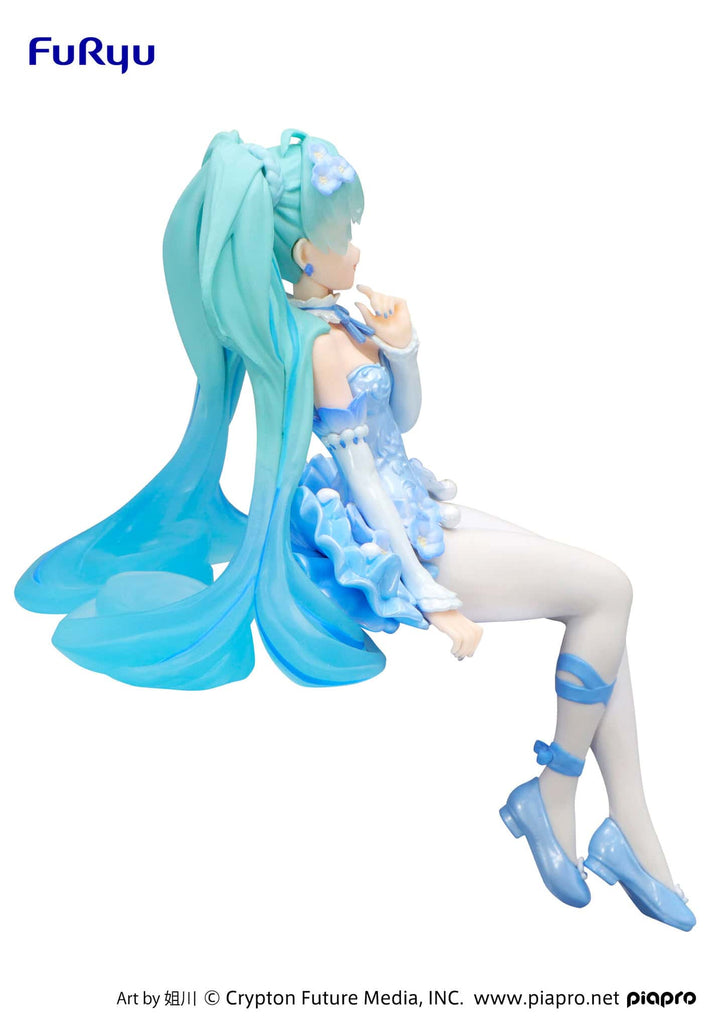 FuRyu - Hatsune Miku Flower Fairy Nemophila Pail Blue Color Version Noodle Stopper Figure