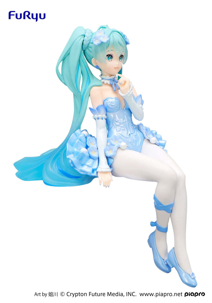 FuRyu - Hatsune Miku Flower Fairy Nemophila Pail Blue Color Version Noodle Stopper Figure