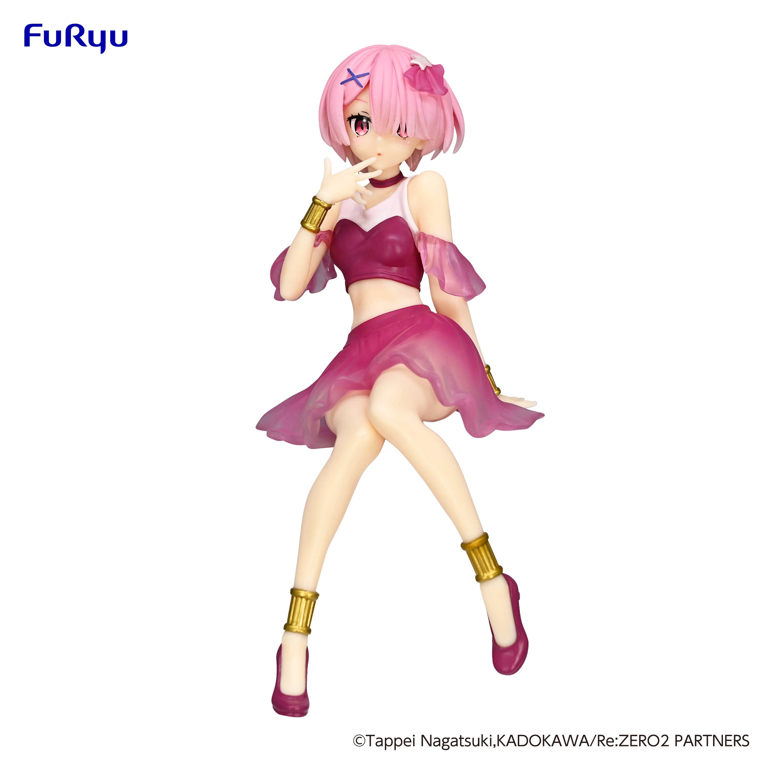 FuRyu Re:Zero Ram Twinkle Party Another Color Version Noodle Stopper Figure