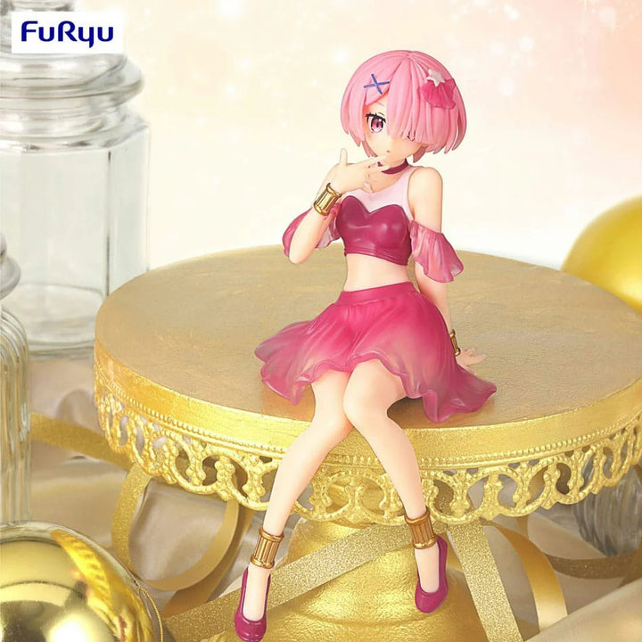 FuRyu Re:Zero Ram Twinkle Party Another Color Version Noodle Stopper Figure