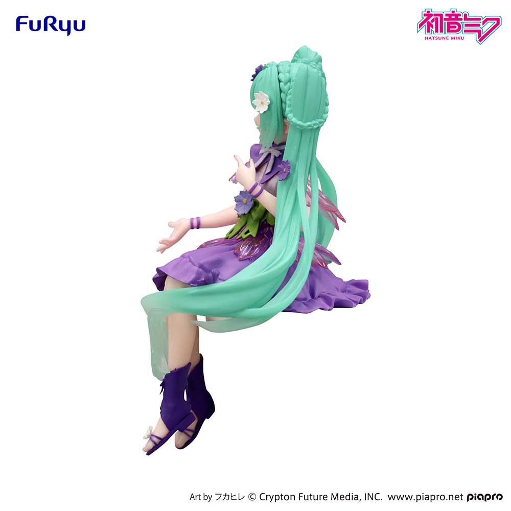 FuRyu - Hatsune Miku - Hatsune Miku Noodle Stopper Figure Flower Fairy Cosmos Purple Color Version