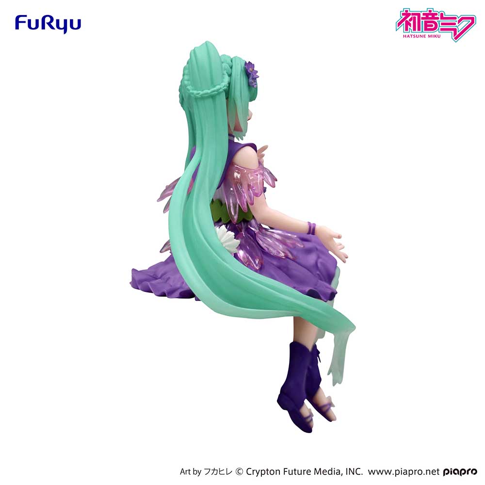 FuRyu - Hatsune Miku - Hatsune Miku Noodle Stopper Figure Flower Fairy Cosmos Purple Color Version