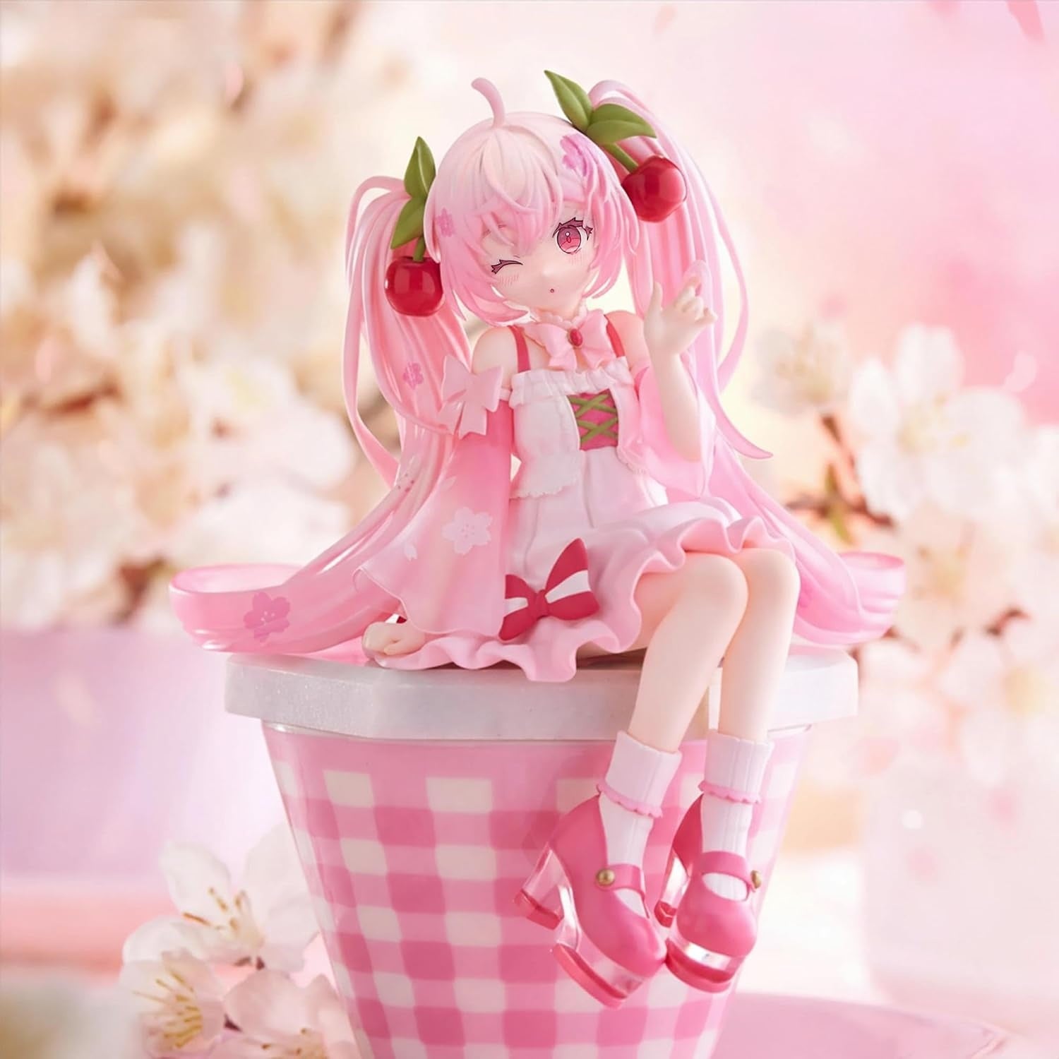 FuRyu - Piapro Characters - Sakura Miku 2025 Wink Ver. - Noodle Stopper Figure
