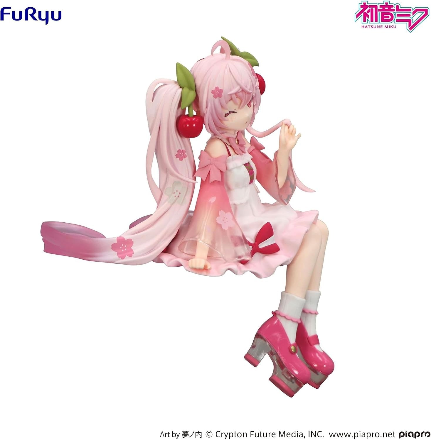 FuRyu - Piapro Characters - Sakura Miku 2025 Wink Ver. - Noodle Stopper Figure
