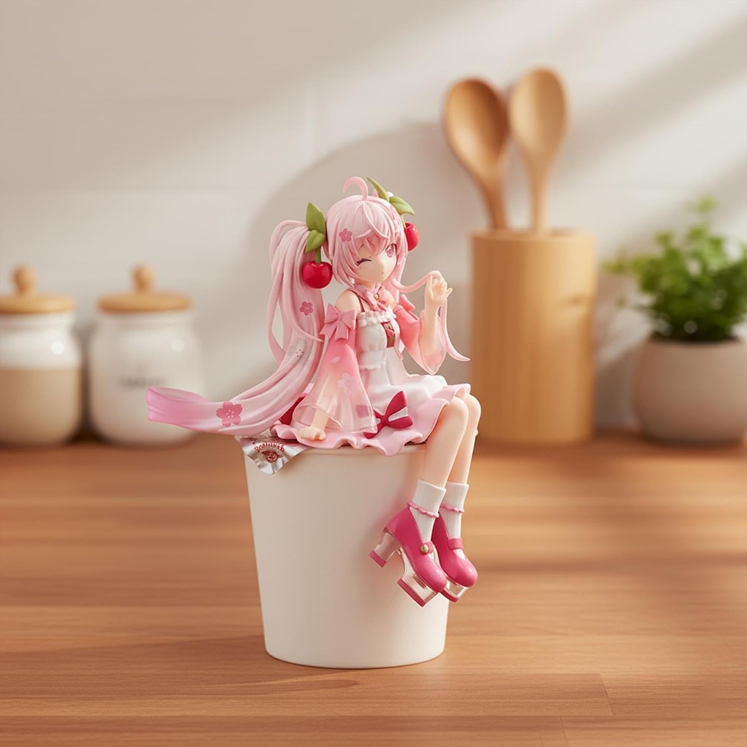 FuRyu - Piapro Characters - Sakura Miku 2025 Wink Ver. - Noodle Stopper Figure