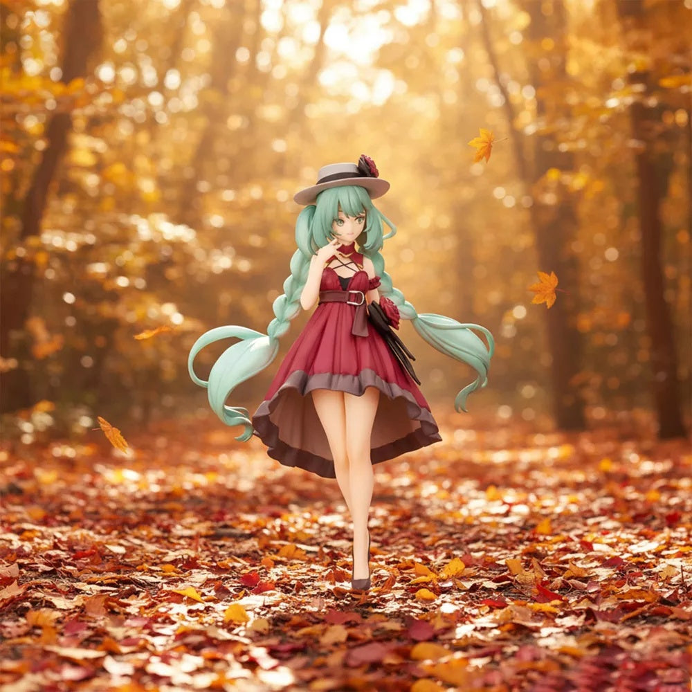 FuRyu - Piapro Characters - Hatsune Miku Outing Dress Red Color Ver. - Trio-Try-iT Figure