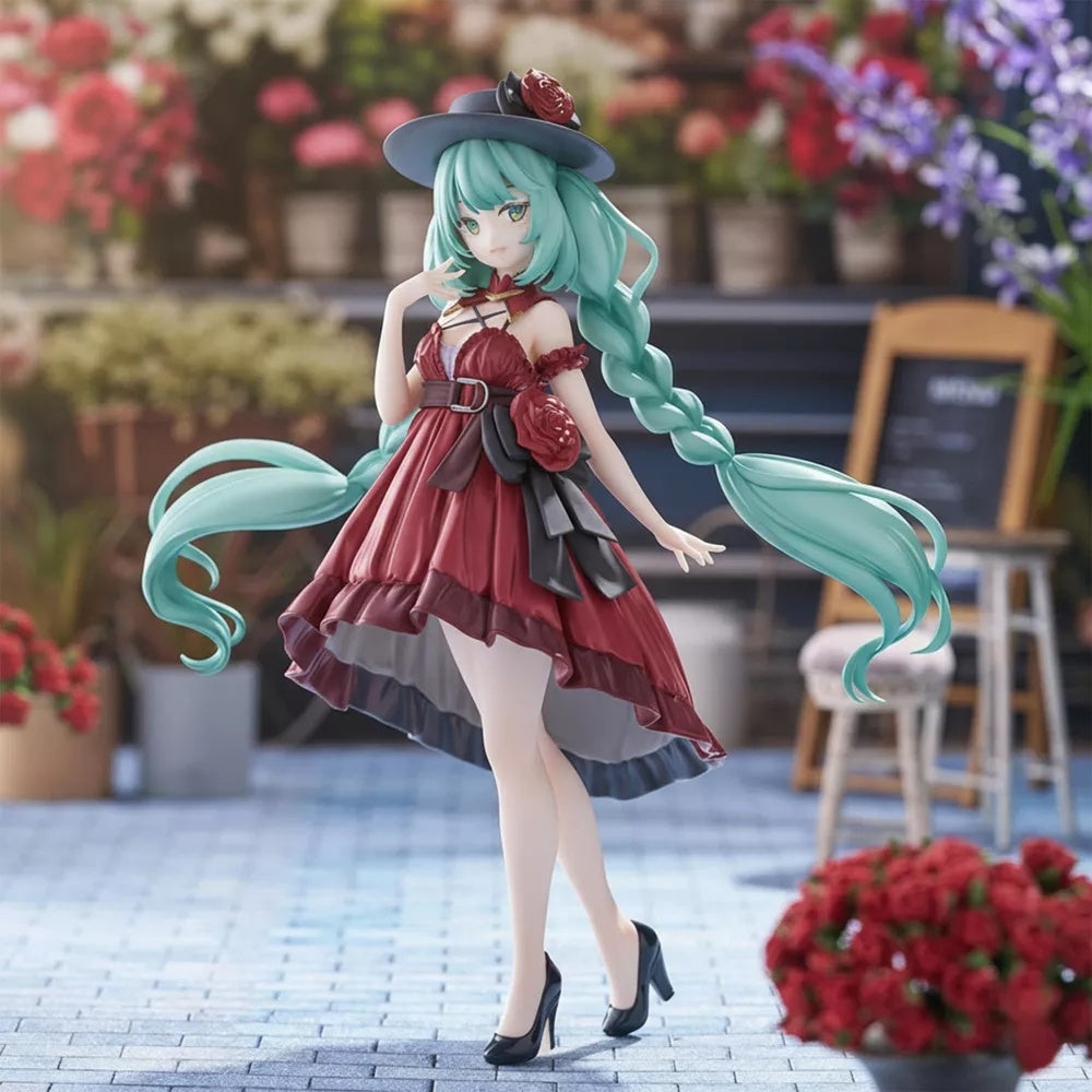 FuRyu - Piapro Characters - Hatsune Miku Outing Dress Red Color Ver. - Trio-Try-iT Figure