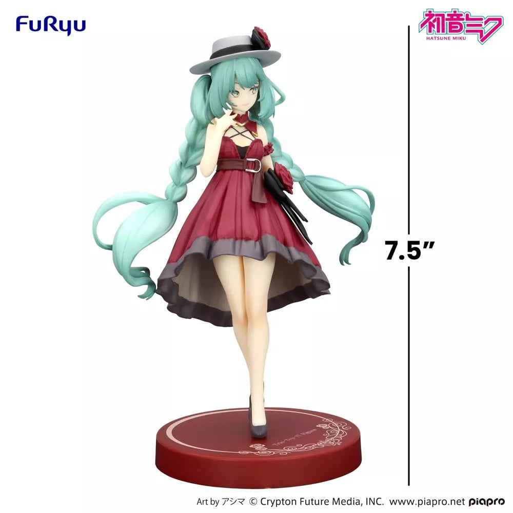 FuRyu - Piapro Characters - Hatsune Miku Outing Dress Red Color Ver. - Trio-Try-iT Figure